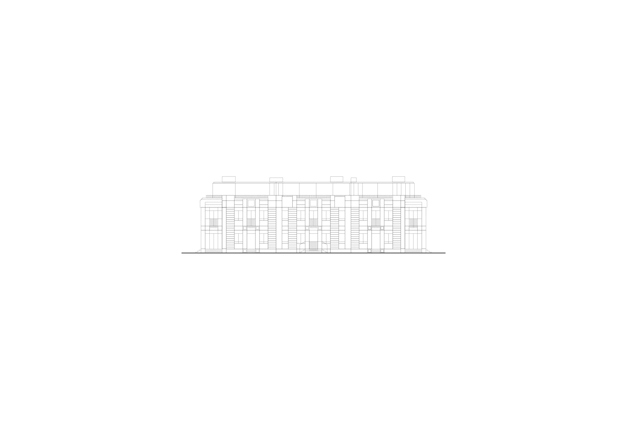 Elevation Philippe Meyer Architecte - Surélévation