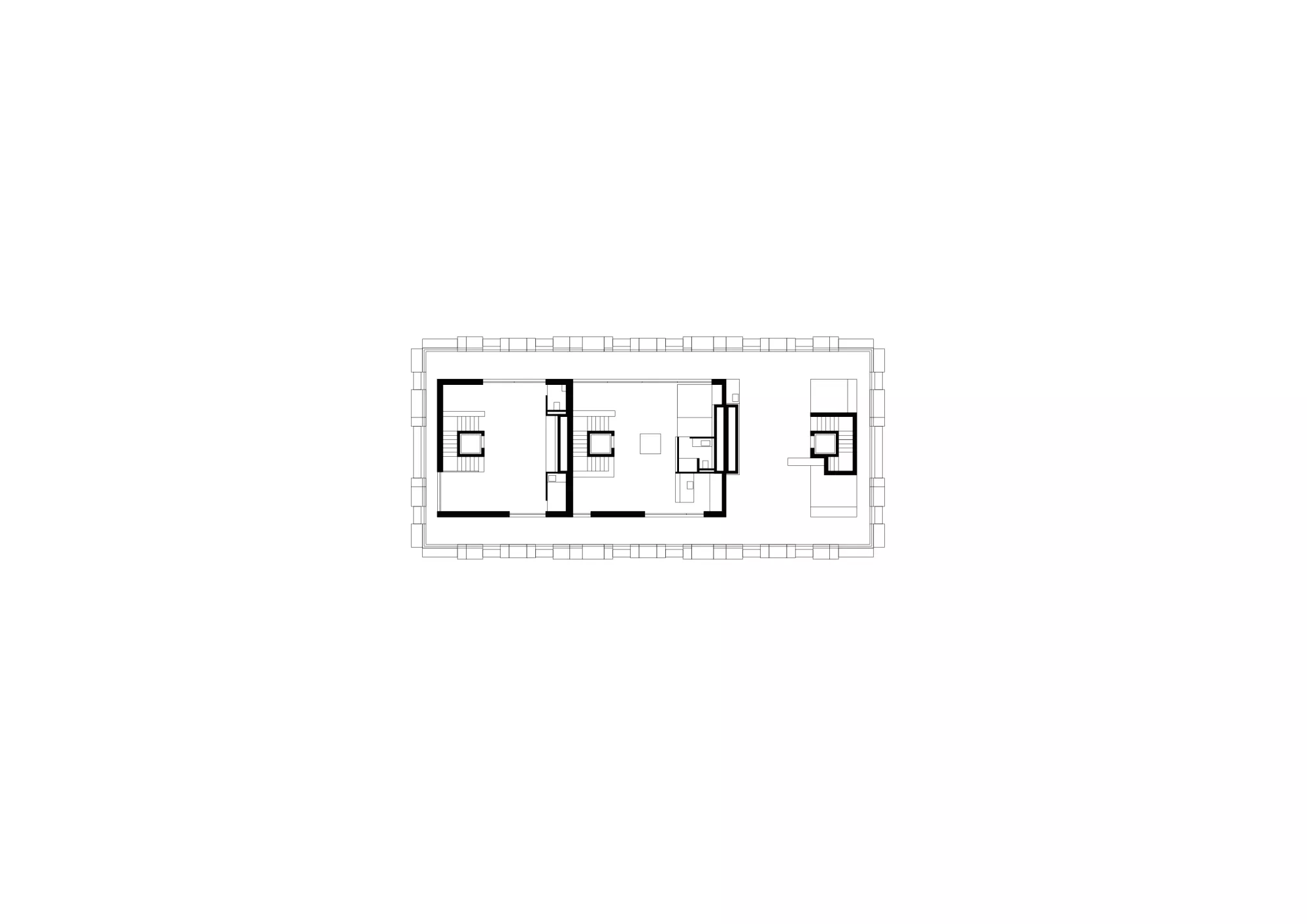 Floor plan Philippe Meyer Architecte - Surélévation