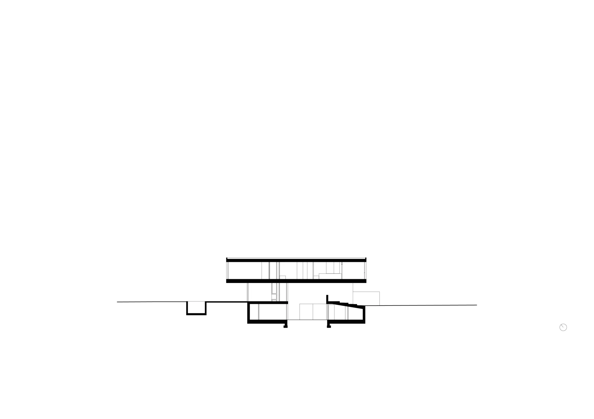 Section Philippe Meyer Architecte - Deux Villas
