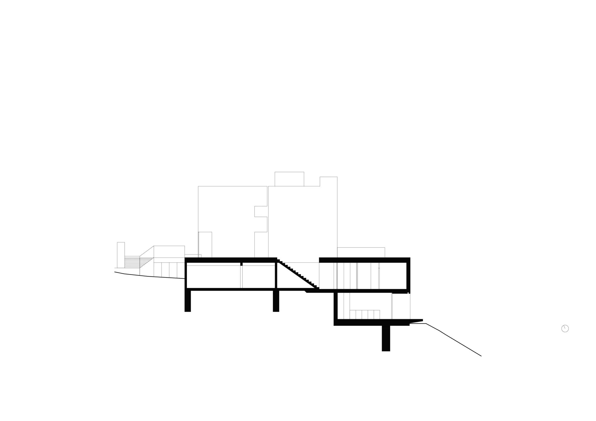Section Philippe Meyer Architecte - Habitation collective