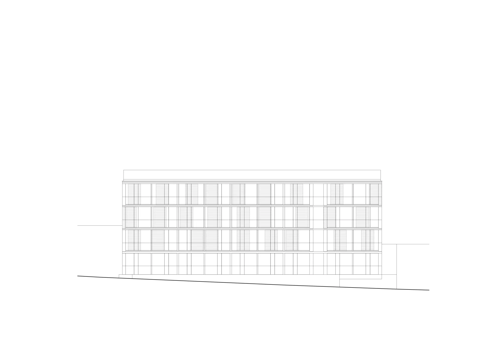 Elevation Philippe Meyer Architecte - Logements