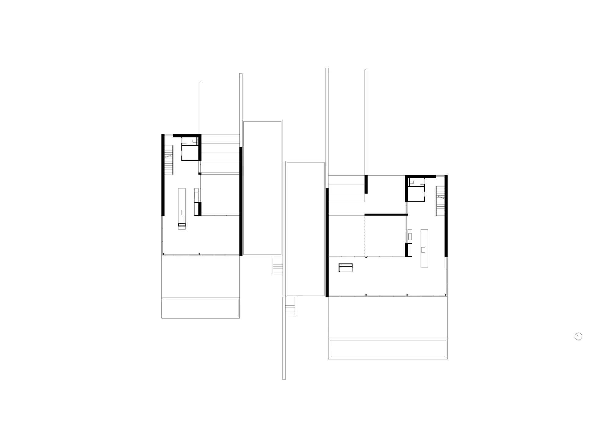 Groundfloor Philippe Meyer Architecte - Deux Villas