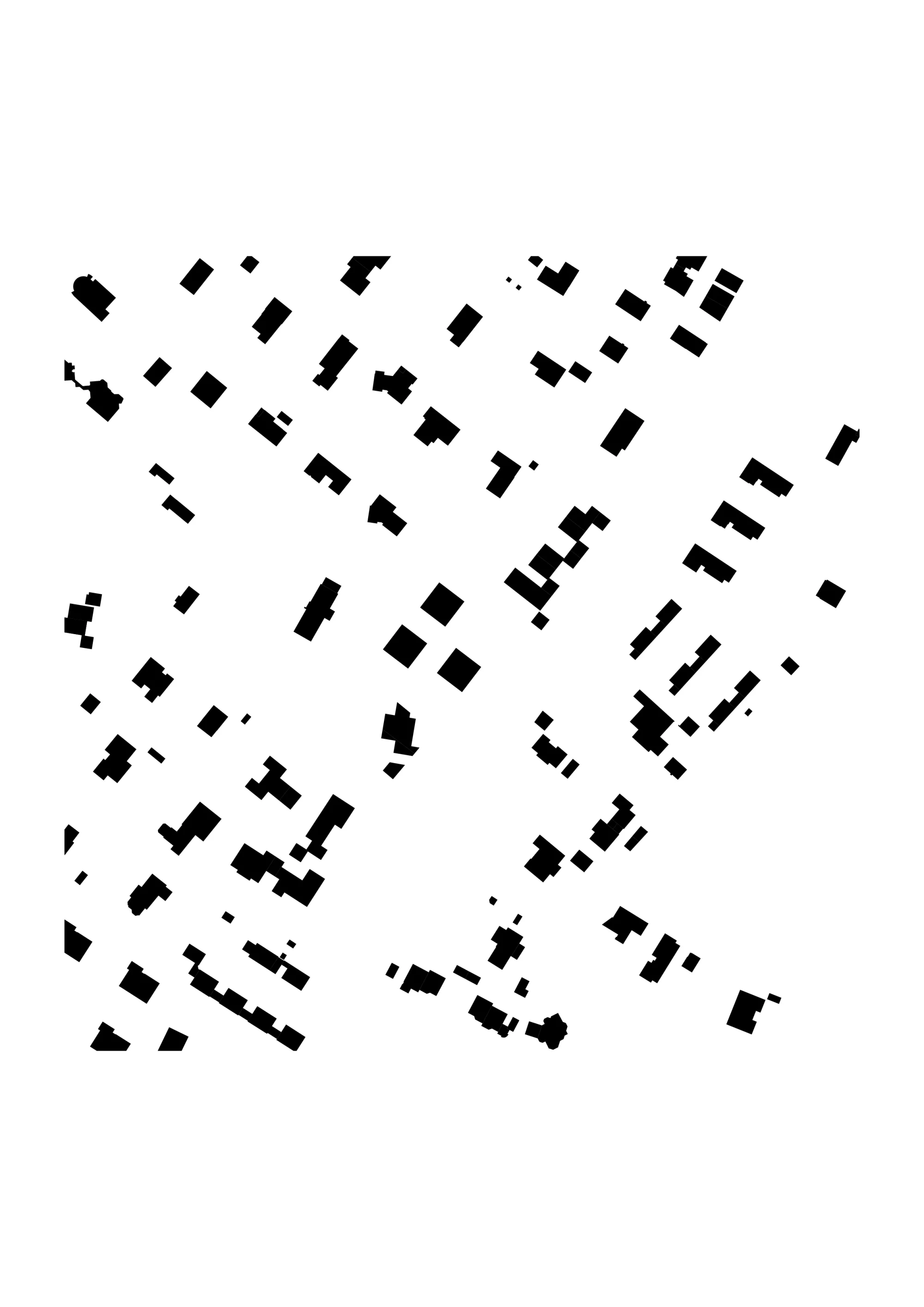 Site plan Philippe Meyer Architecte - HMC 3 villas
