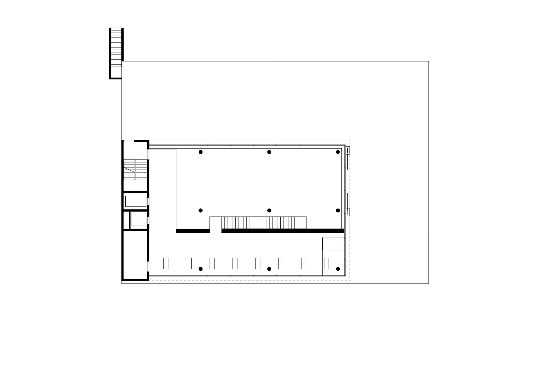 Ground floor plan Philippe Meyer Architecte - ON-OFF_UNI Genève