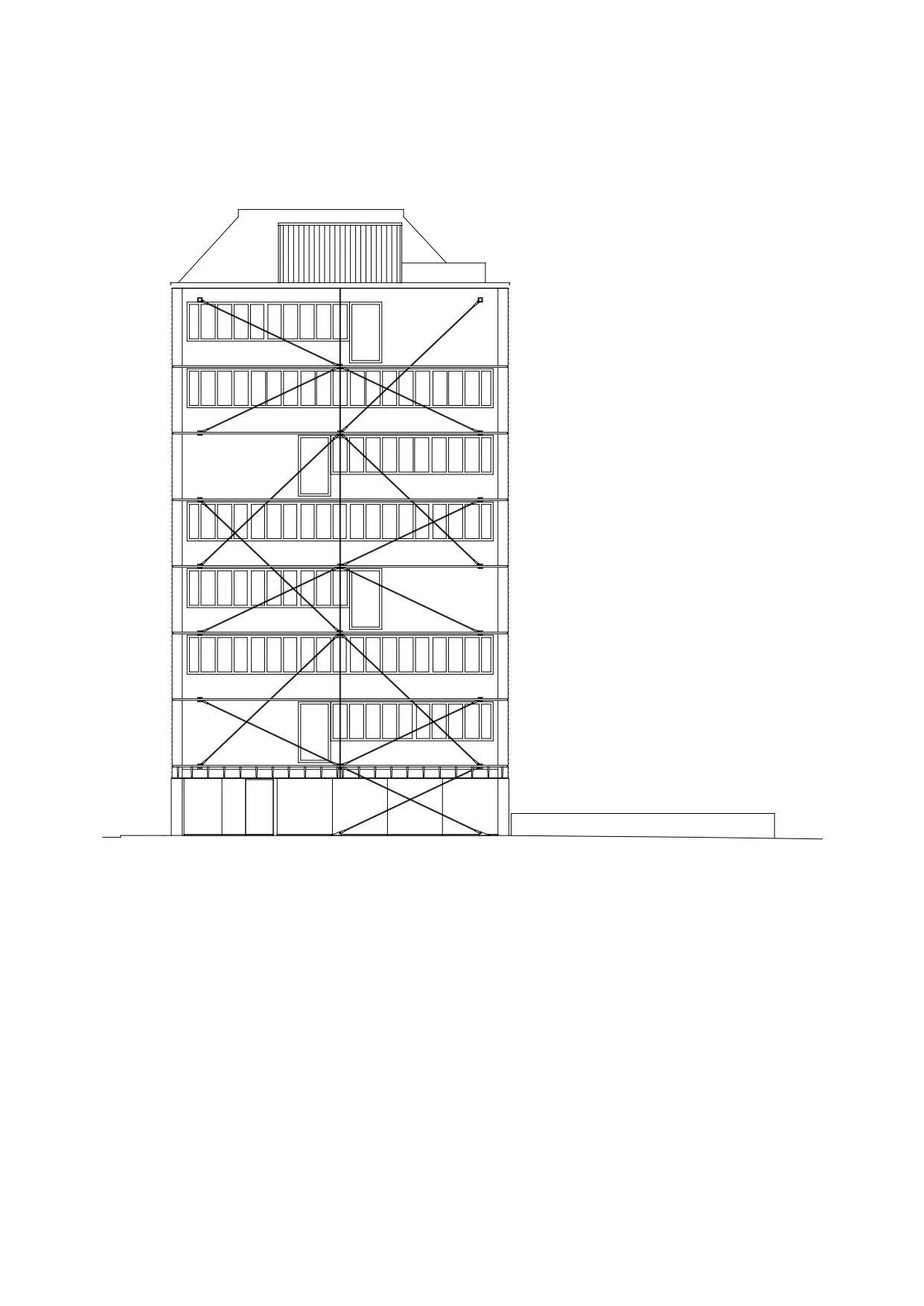 Elevation Philippe Meyer Architecte - ON-OFF_UNI Genève