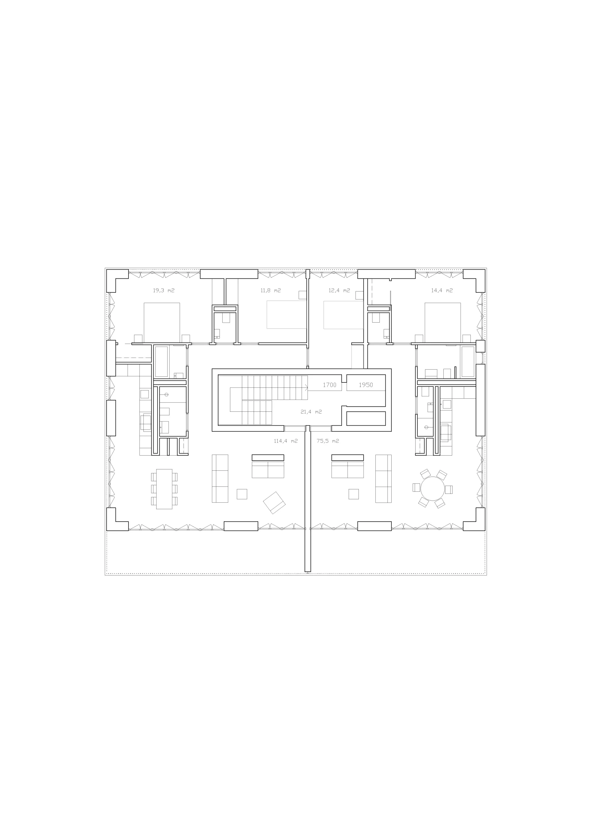 First floor Philippe Meyer Architecte - Villa urbaine