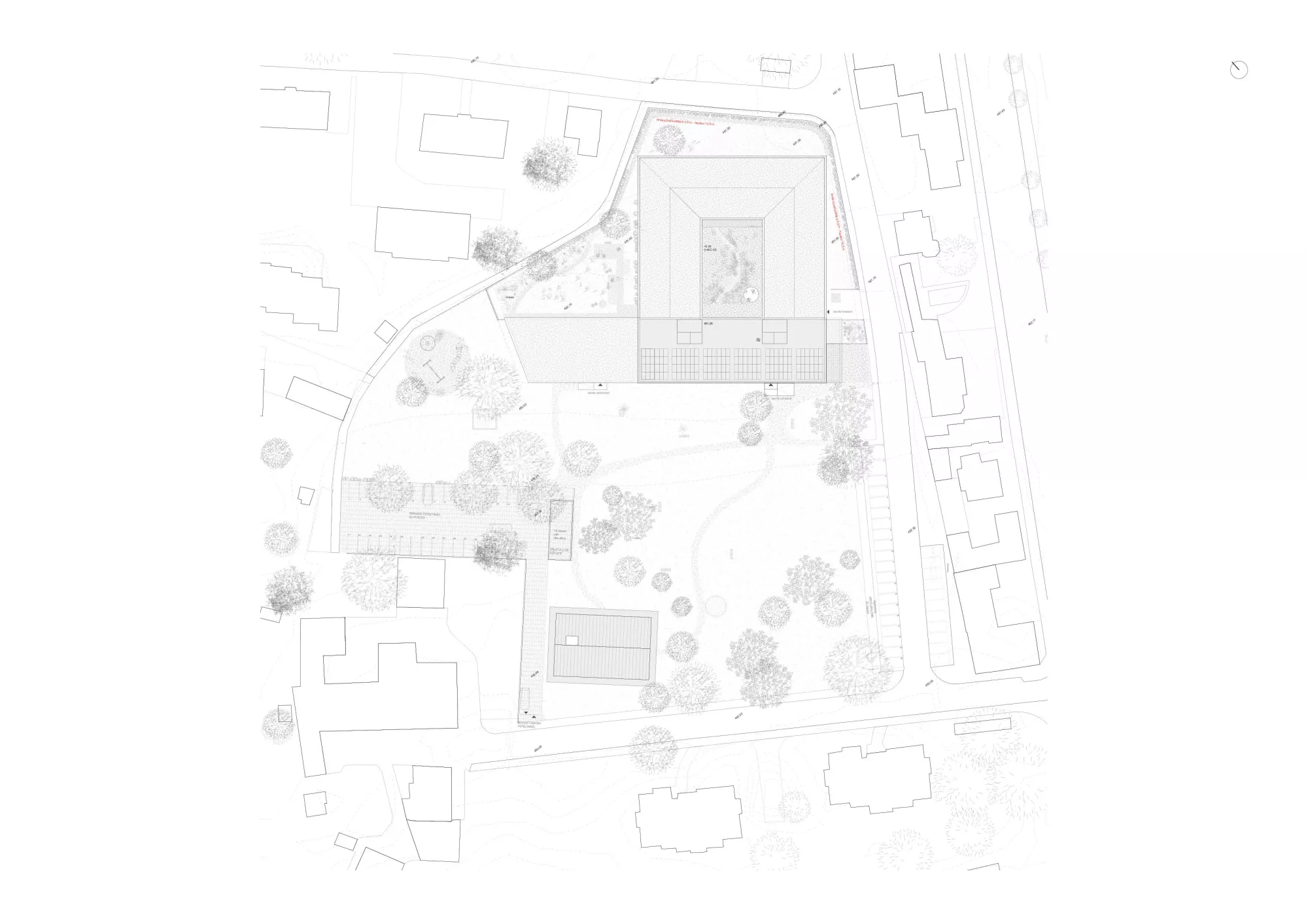 Site Plan Philippe Meyer Architecte - NOTRE DAME