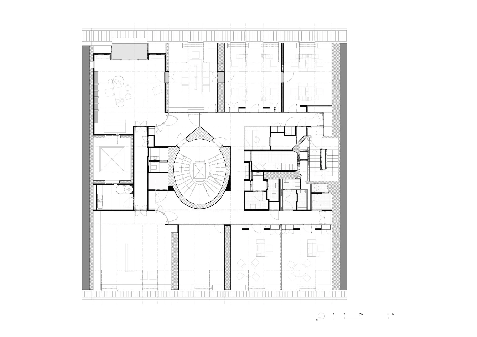 Plan Philippe Meyer Architecte - TRANSFORMATION D’UN BUREAU