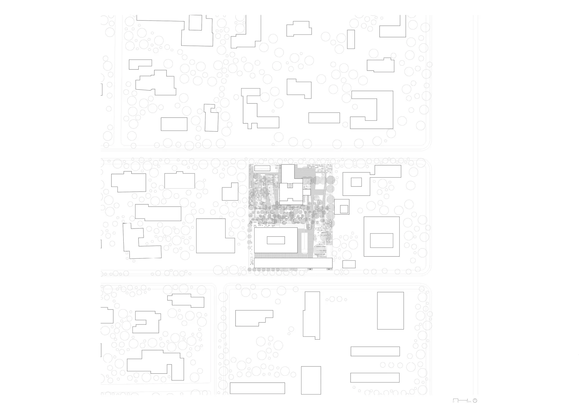Site Plan Philippe Meyer Architecte - Ambassade Gothard block