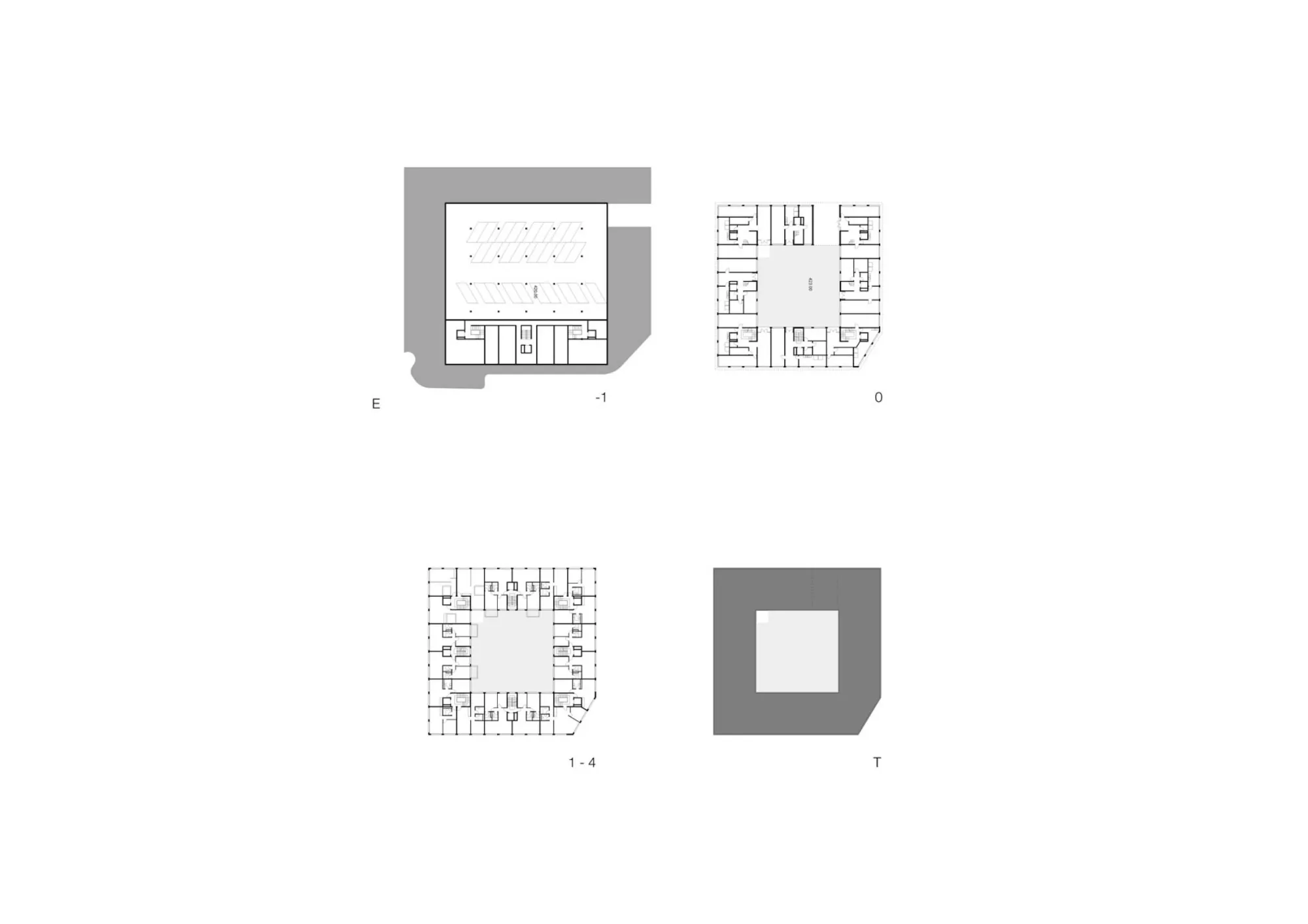 Plans Philippe Meyer Architecte - Logements collectifs