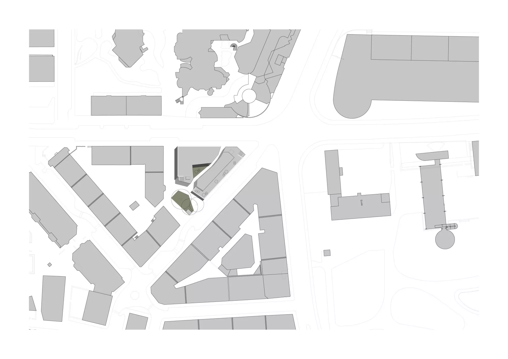 Site Plan Philippe Meyer Architecte - Immeuble d'habitation La part du vide