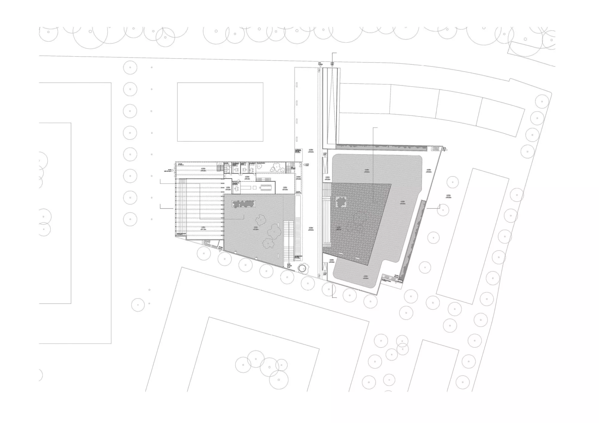 Ground floor plan Philippe Meyer Architecte - Ecole primaire