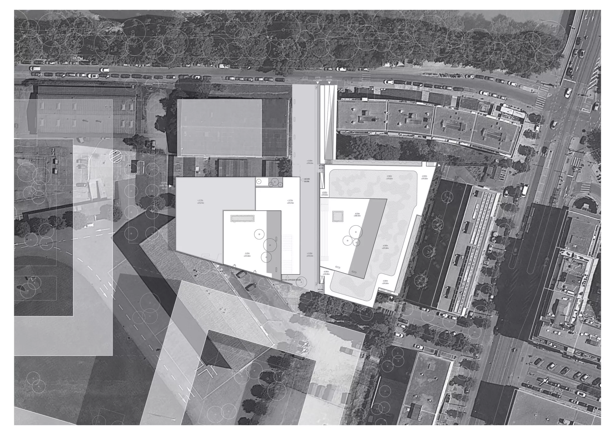 Site Plan Philippe Meyer Architecte - Ecole primaire