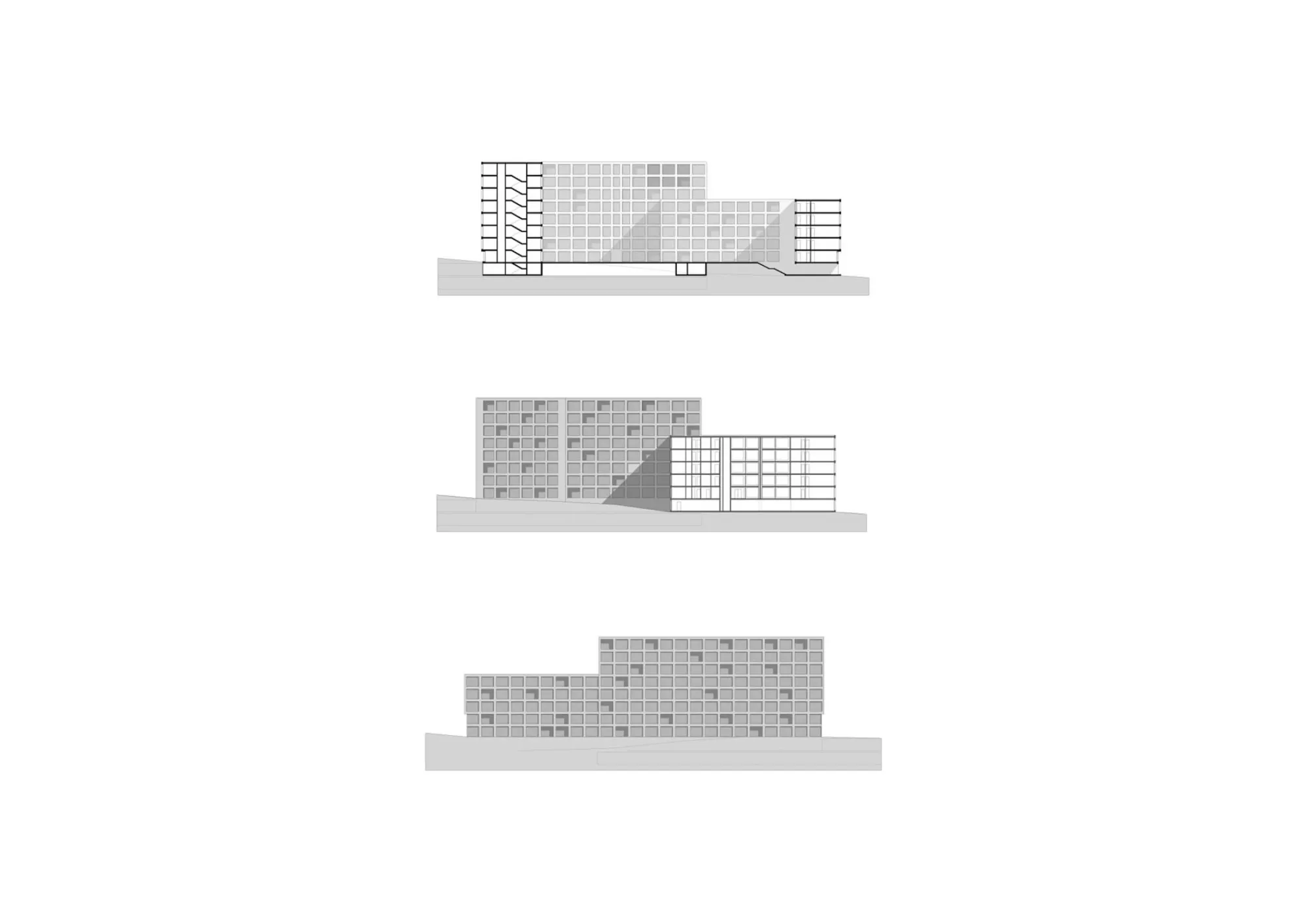 Sections Philippe Meyer Architecte - Logements collectifs
