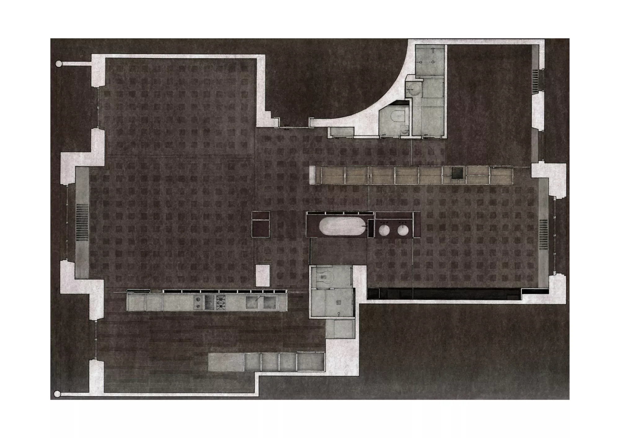 Plan Philippe Meyer Architecte - Transformation d'un appartement