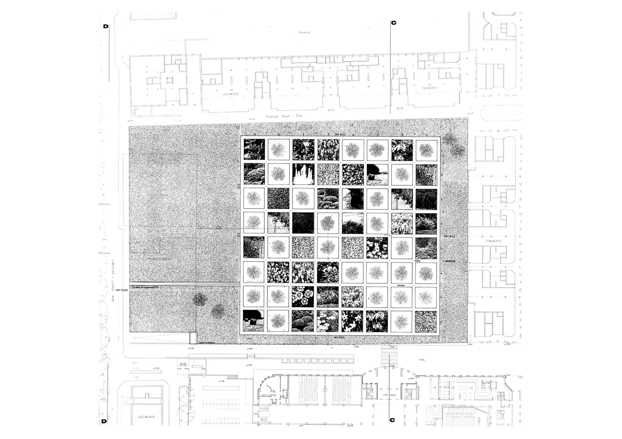 Plan Philippe Meyer Architecte - Parc de l'Ancien-Palais