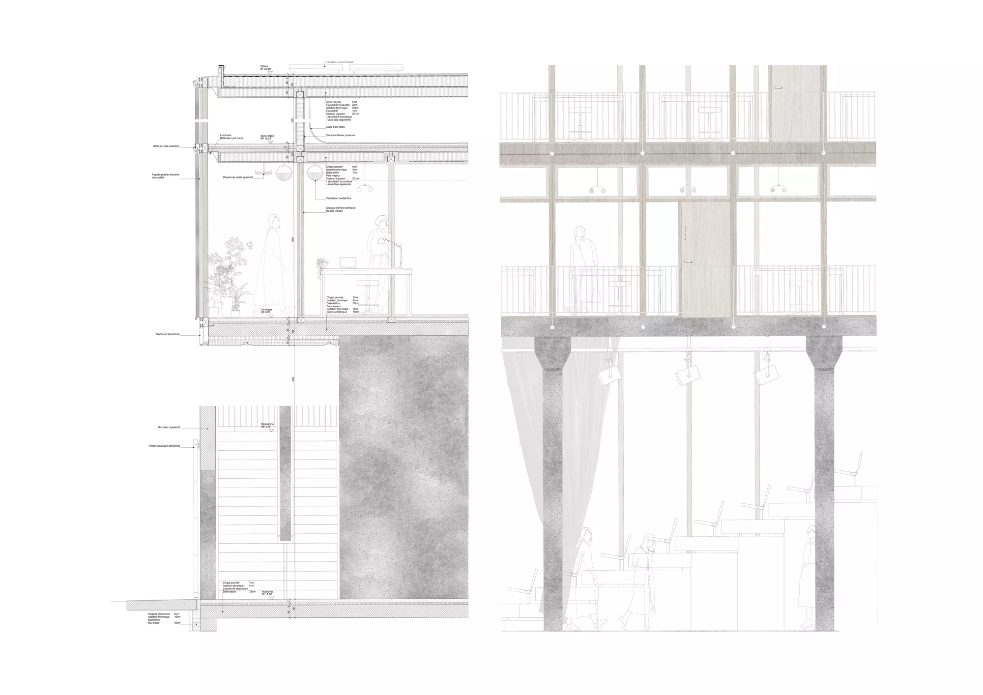 Details Philippe Meyer Architecte - Ecole de couture