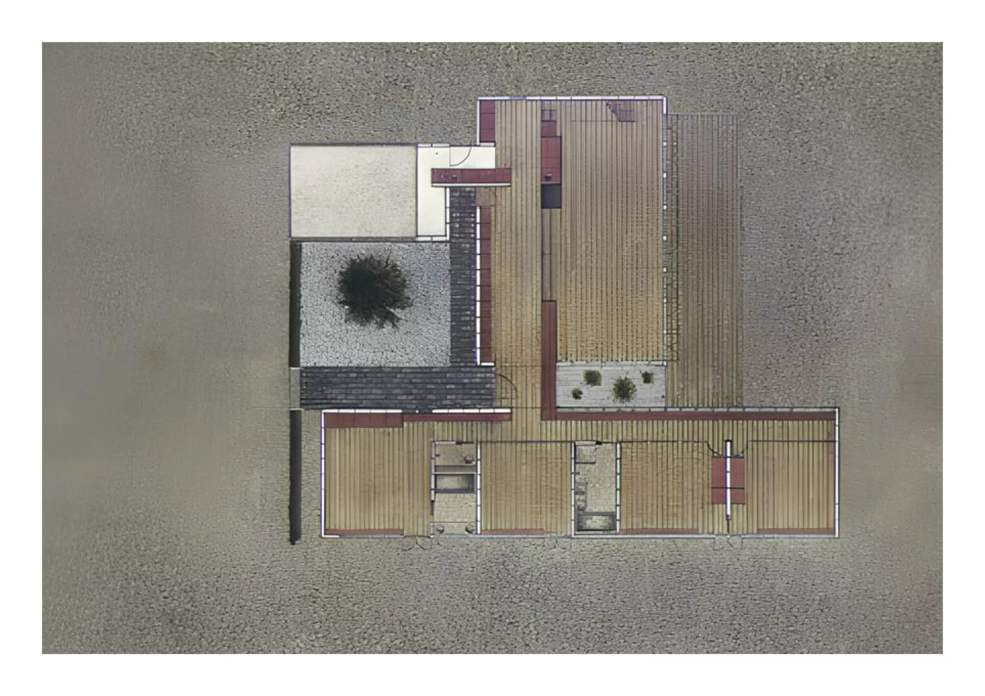Ground floor plan Philippe Meyer Architecte - Villa Preiss