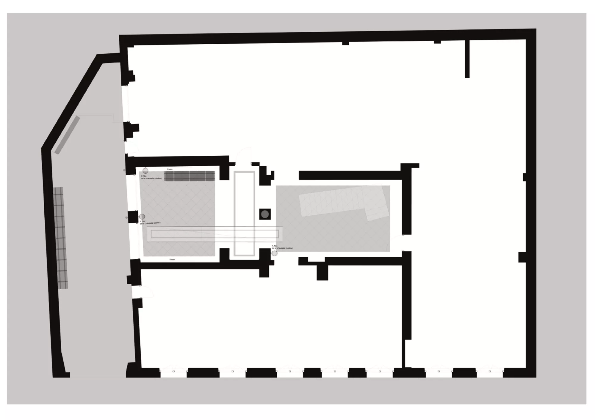 Ground floor plan Philippe Meyer Architecte - Delegation Suisse auprès de l'OCDE